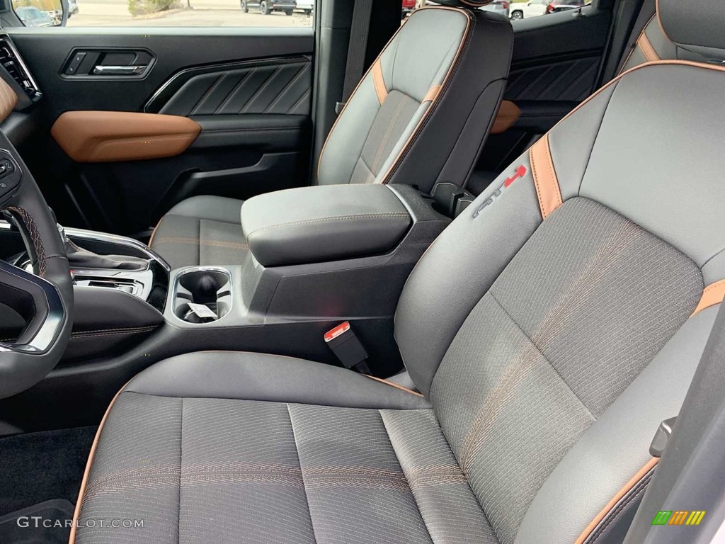 Jet Black/Timber Interior 2023 GMC Canyon AT4 Crew Cab 4x4 Photo #146686116