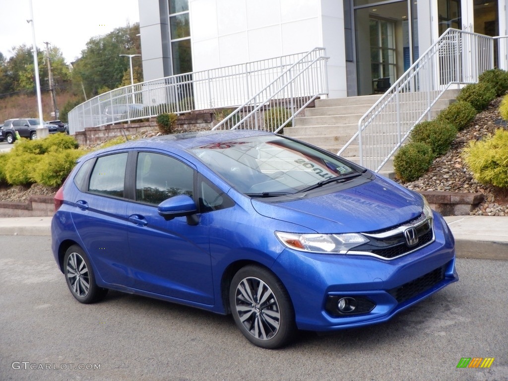 Aegean Blue Metallic Honda Fit