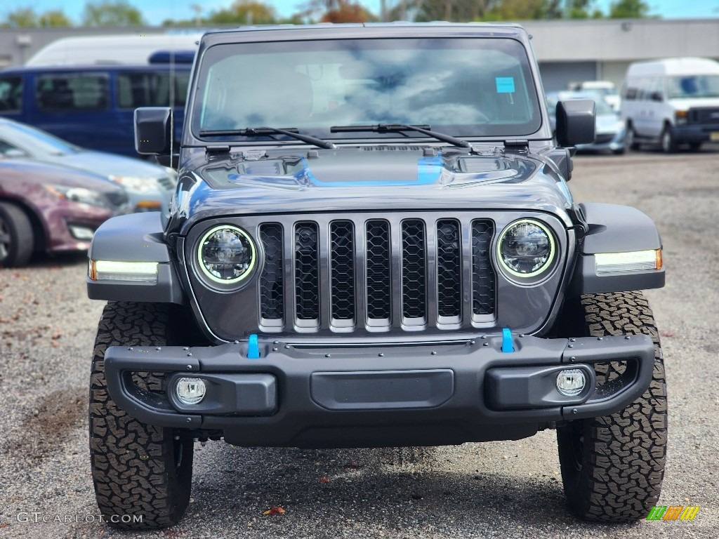 Granite Crystal Metallic 2023 Jeep Wrangler Unlimited Rubicon 4XE Hybrid Exterior Photo #146686446