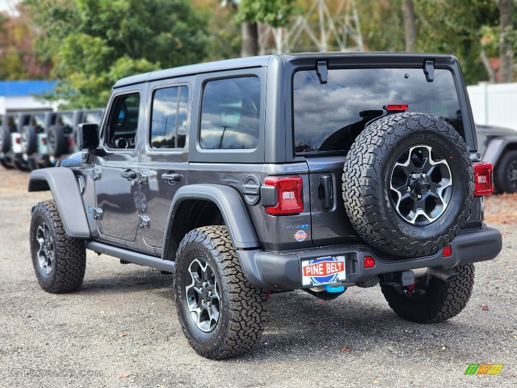 Granite Crystal Metallic 2023 Jeep Wrangler Unlimited Rubicon 4XE Hybrid Exterior Photo #146686497