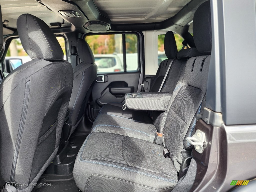 2023 Jeep Wrangler Unlimited Rubicon 4XE Hybrid Rear Seat Photo #146686554