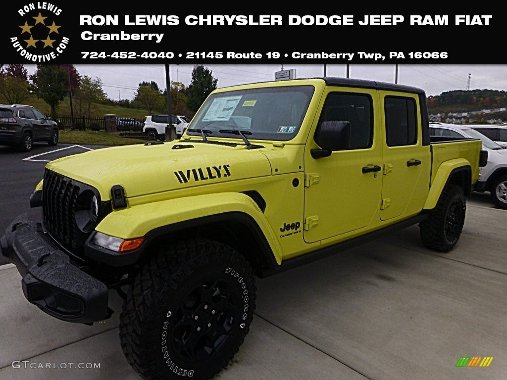 2023 Gladiator Willys 4x4 - High Velocity / Black photo #1