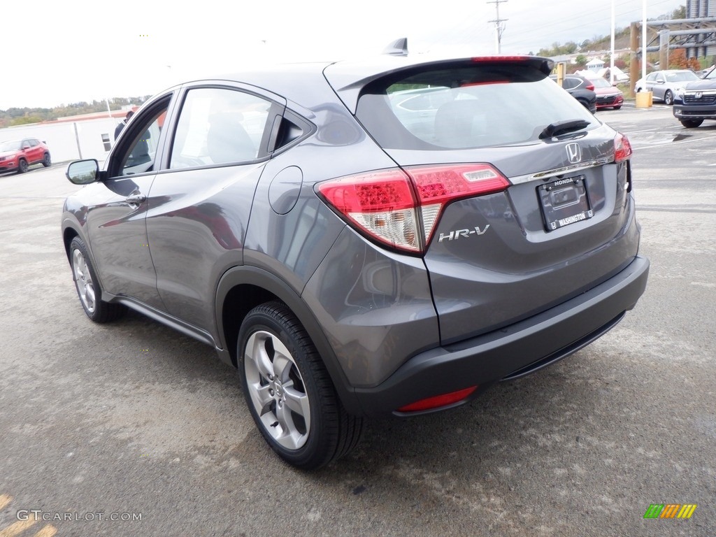 2021 HR-V LX AWD - Modern Steel Metallic / Black photo #7