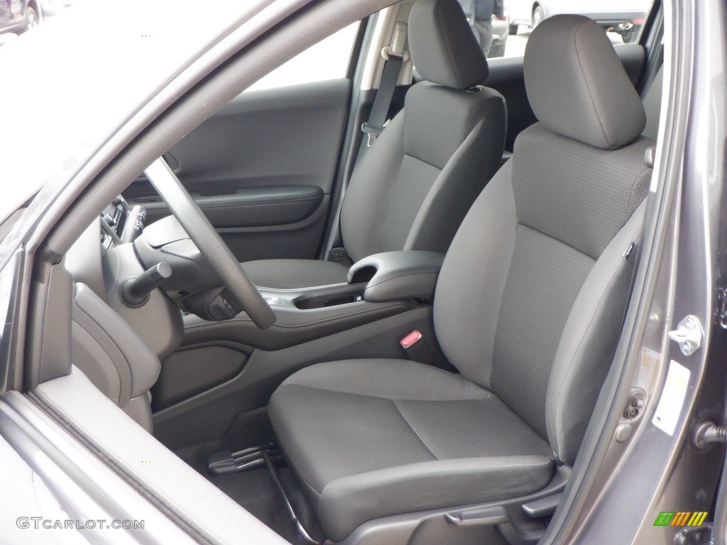 Black Interior 2021 Honda HR-V LX AWD Photo #146686809