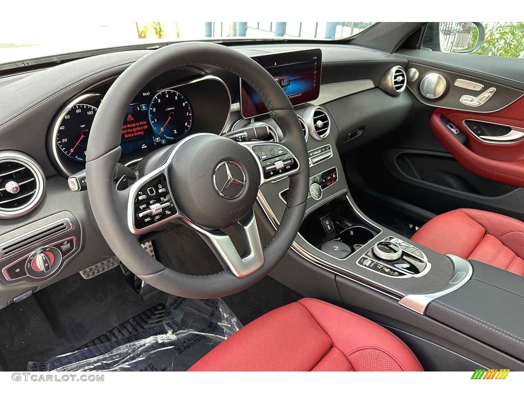 Cranberry Red Interior 2023 Mercedes-Benz C 300 Coupe Photo #146686887