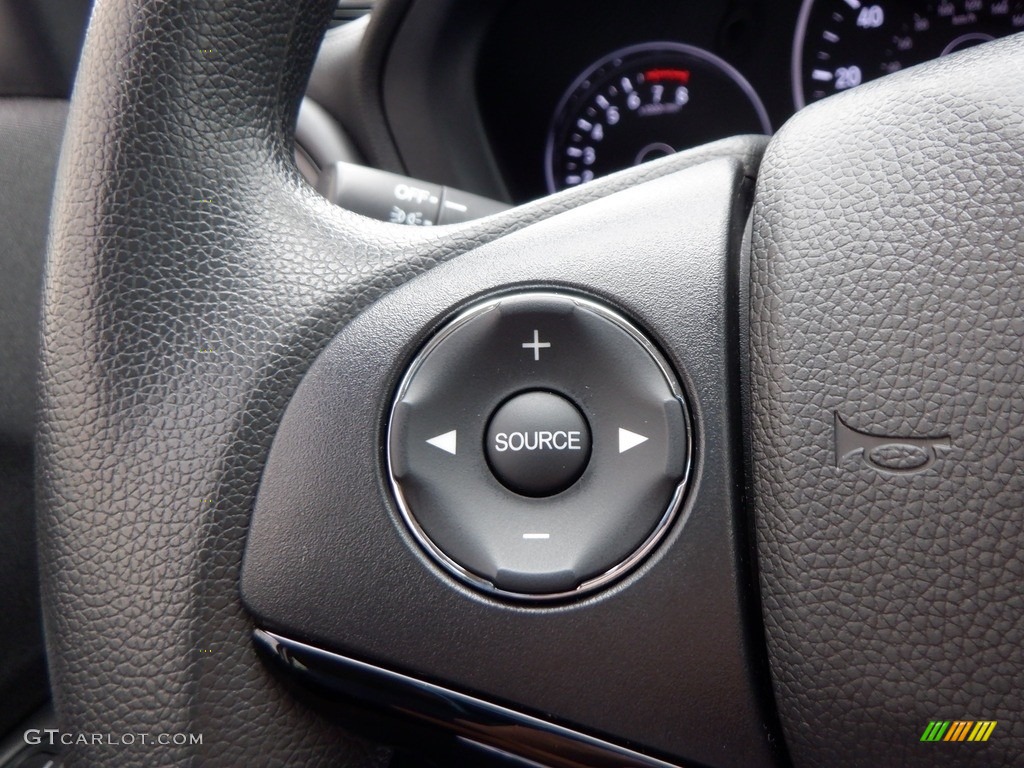 2021 Honda HR-V LX AWD Black Steering Wheel Photo #146687001