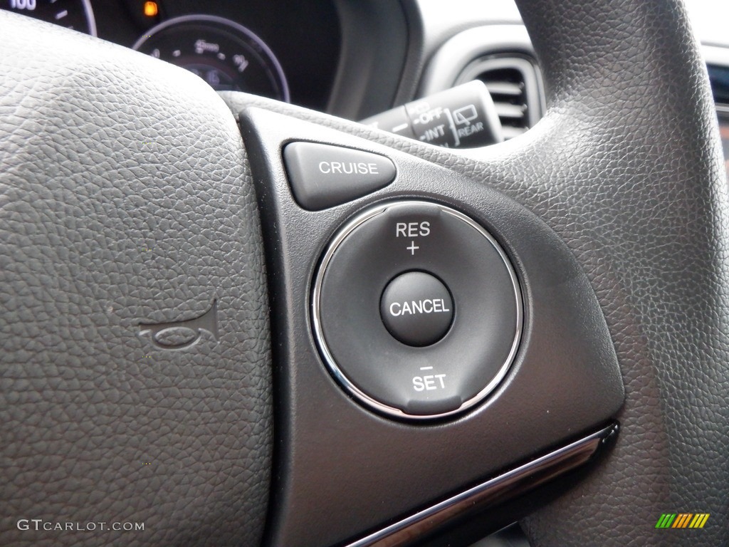 2021 Honda HR-V LX AWD Black Steering Wheel Photo #146687016