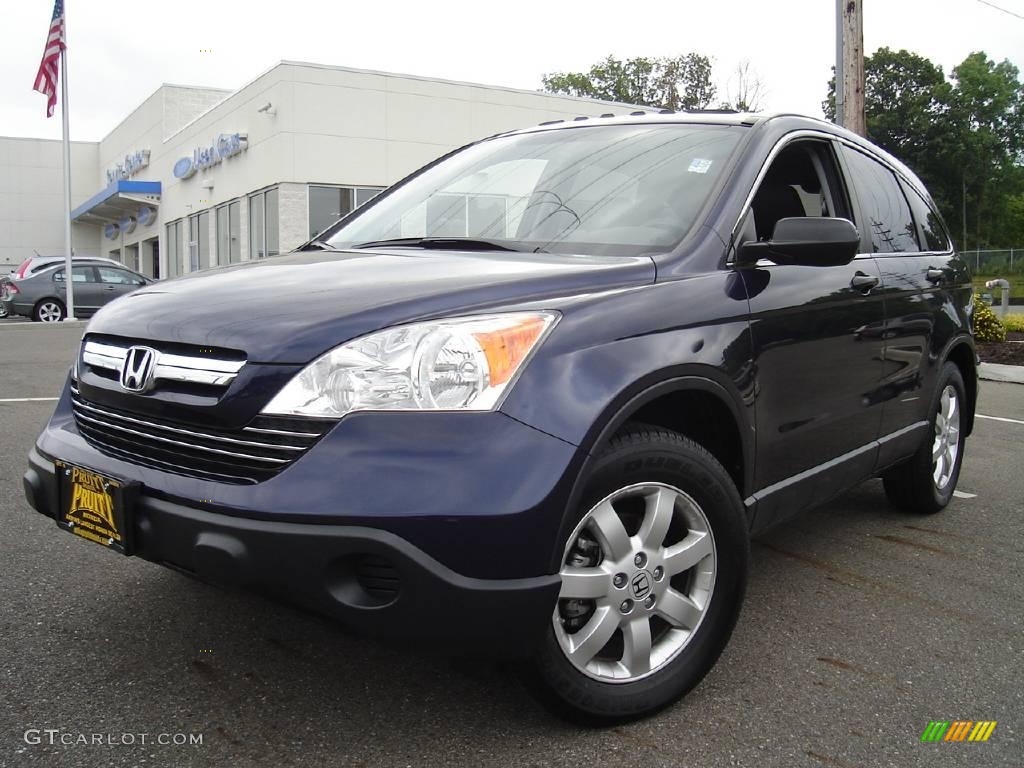 2008 CR-V EX 4WD - Royal Blue Pearl / Black photo #1