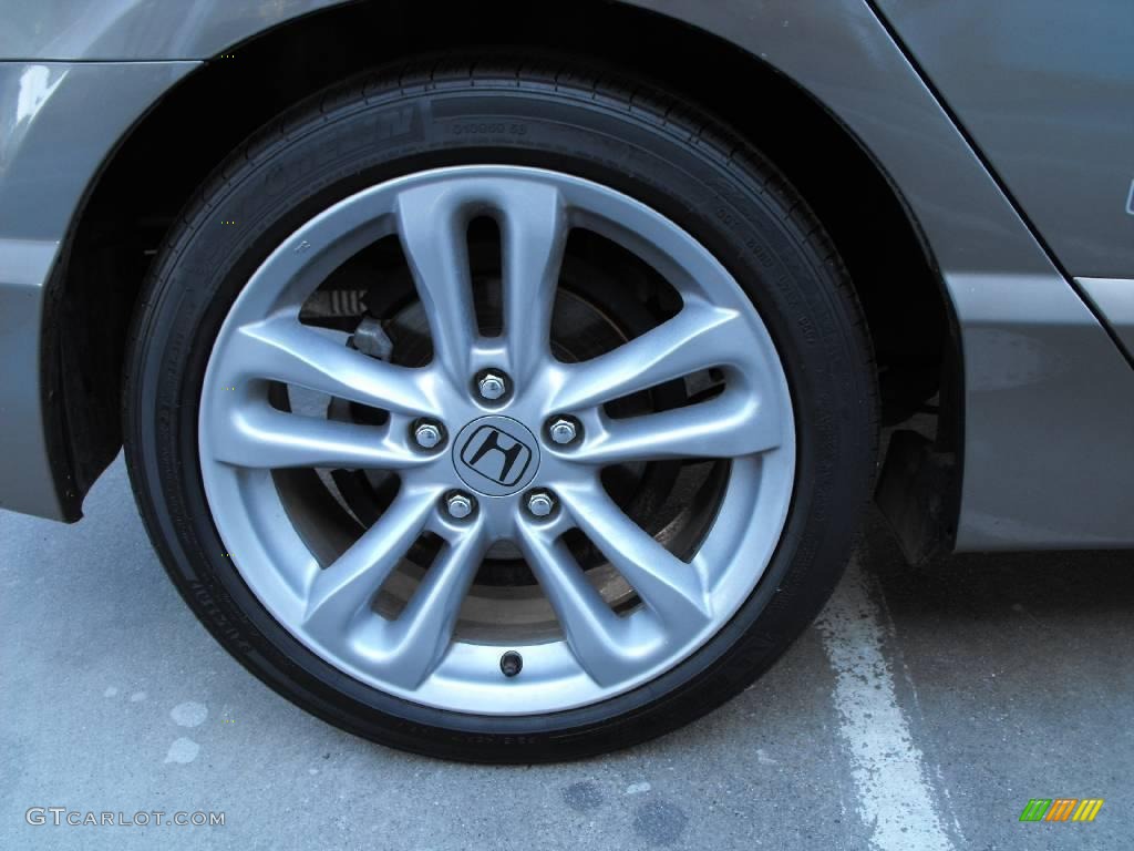 2007 Civic Si Sedan - Galaxy Gray Metallic / Black photo #59