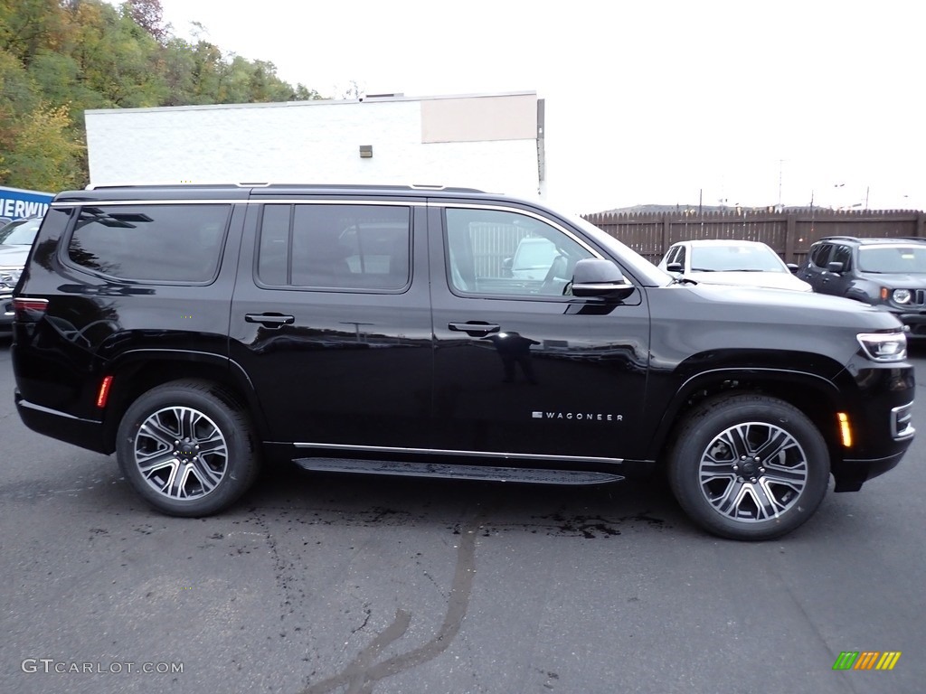 Diamond Black Crystal Pearl 2023 Jeep Wagoneer Series II 4x4 Exterior Photo #146687433