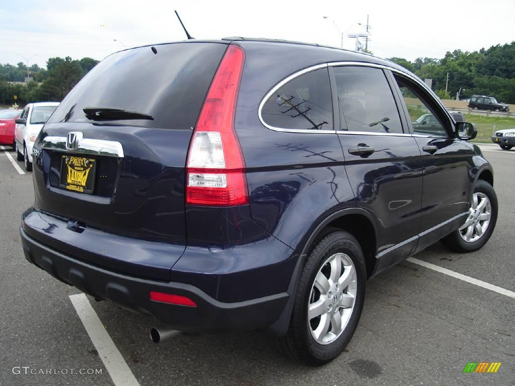 2008 CR-V EX 4WD - Royal Blue Pearl / Black photo #5