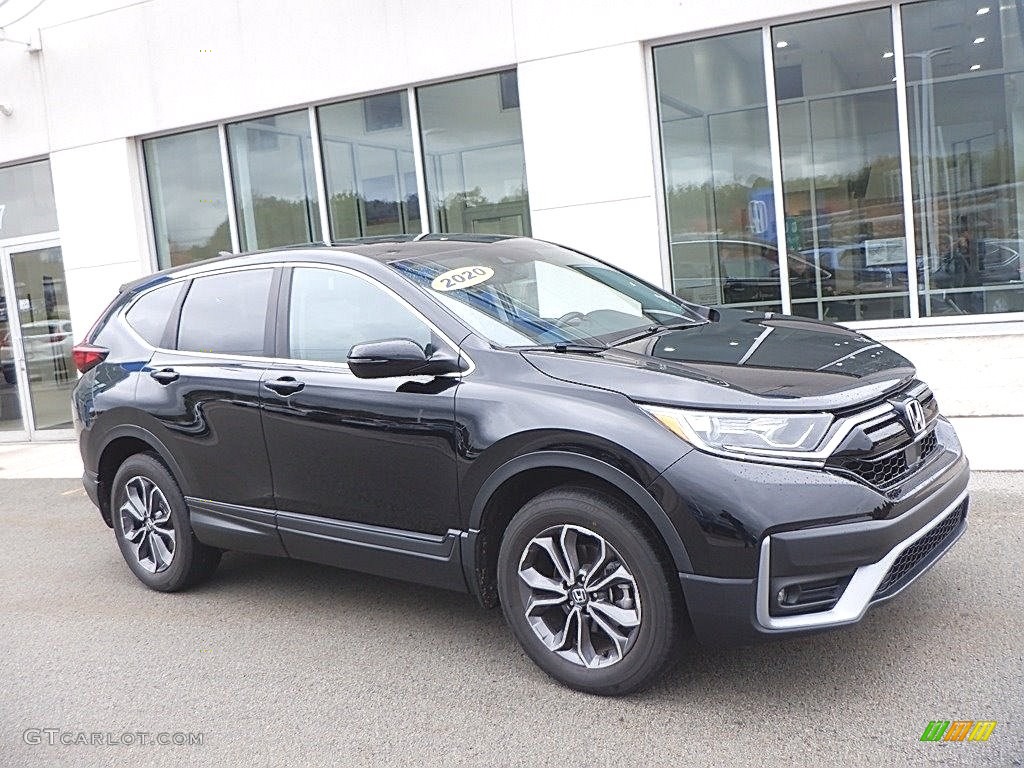 2020 CR-V EX-L AWD - Crystal Black Pearl / Gray photo #1