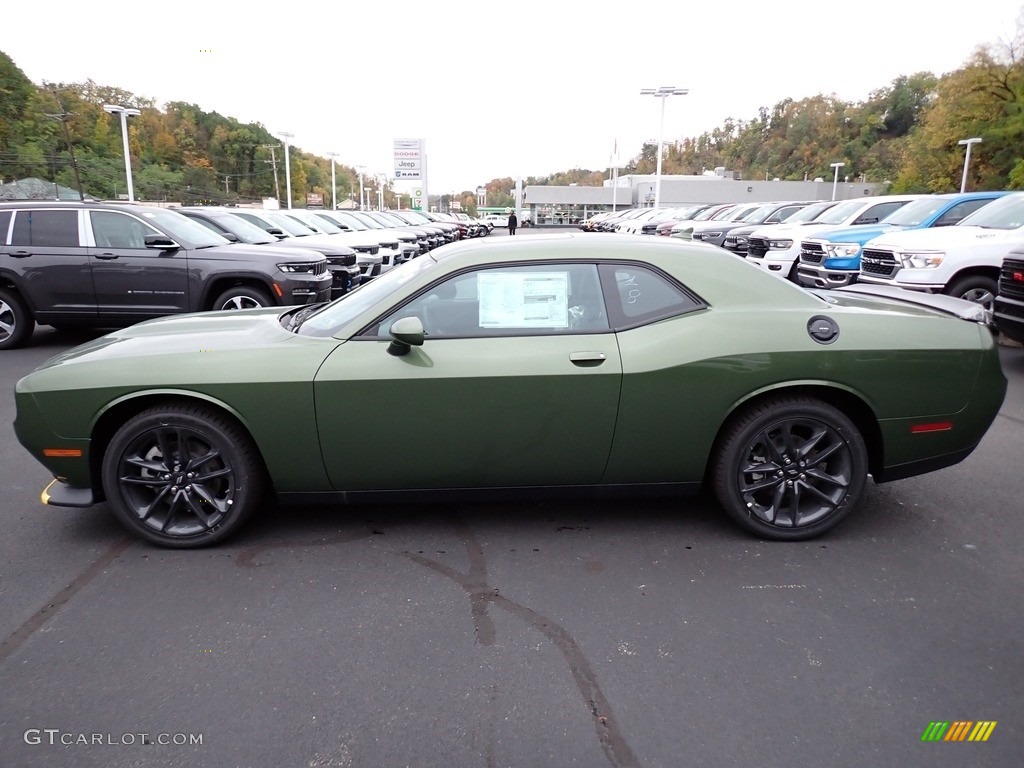 F8 Green 2023 Dodge Challenger GT AWD Exterior Photo #146688183