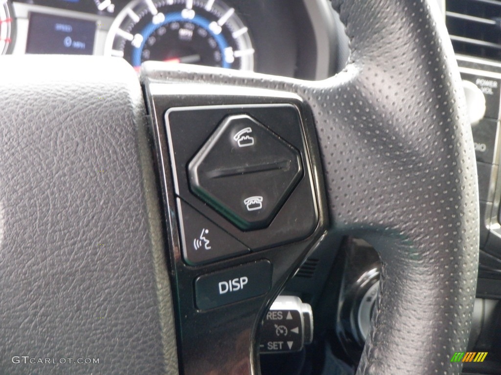 2019 Toyota 4Runner TRD Off-Road 4x4 Black Steering Wheel Photo #146688699