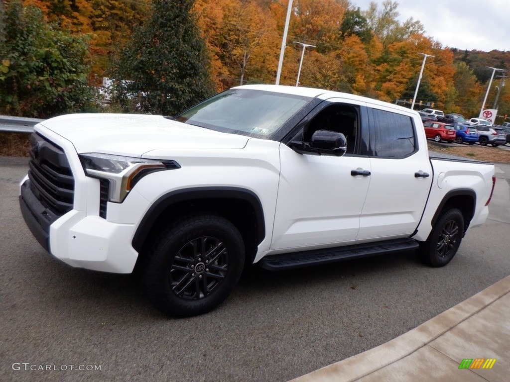 Midnight Black Metallic 2023 Toyota Tundra SR5 CrewMax 4x4 Exterior Photo #146689071