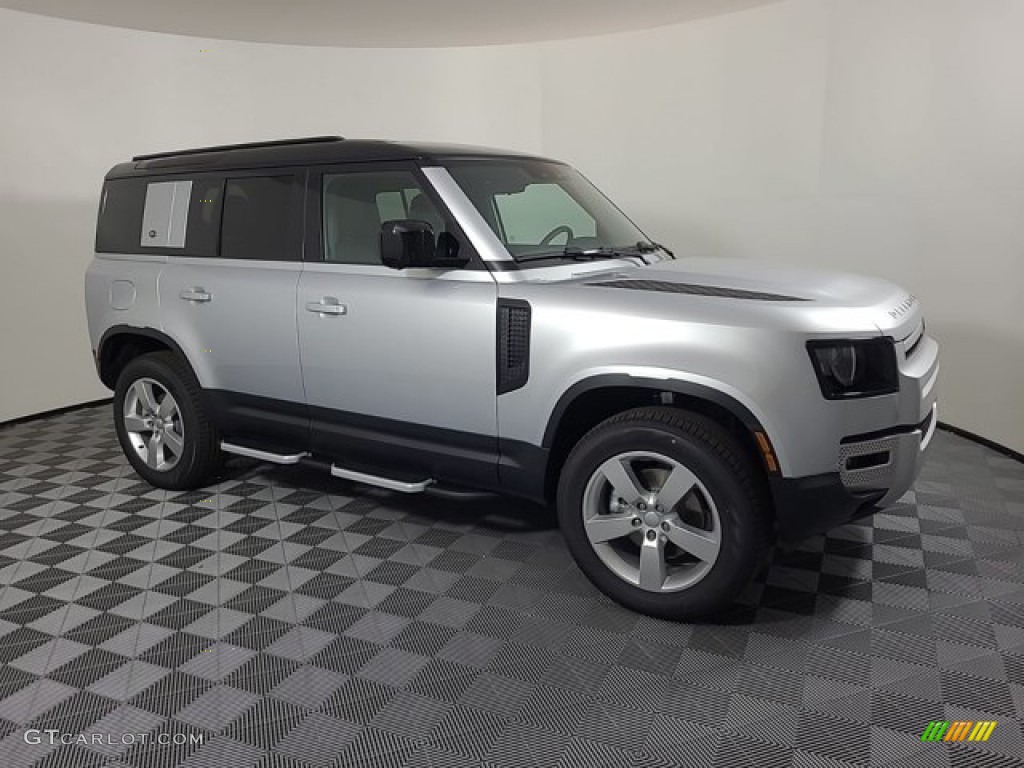 Hakuba Silver Metallic 2024 Land Rover Defender 110 S Exterior Photo #146689104