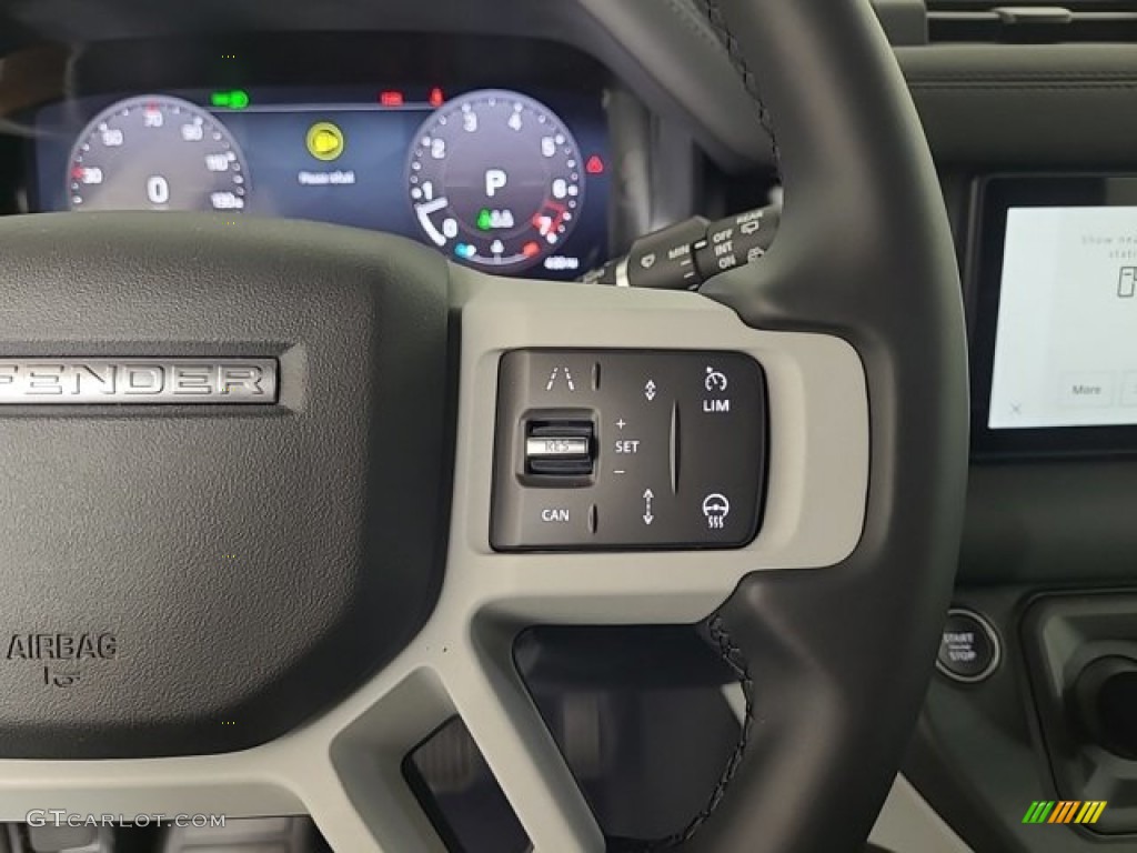 2024 Land Rover Defender 110 S Ebony Steering Wheel Photo #146689224