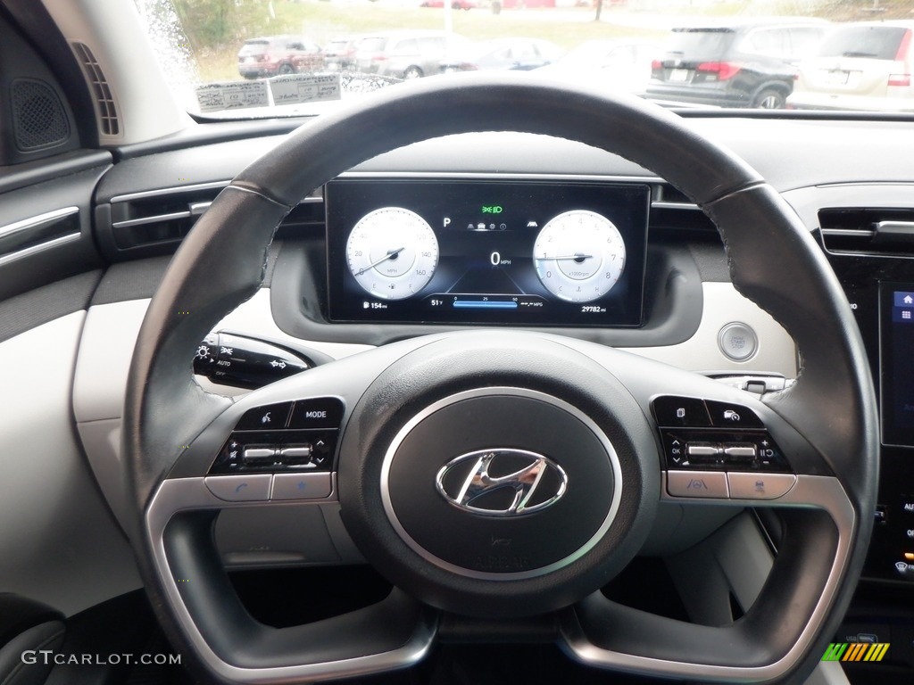 2022 Hyundai Tucson SEL AWD Gray Steering Wheel Photo #146690070