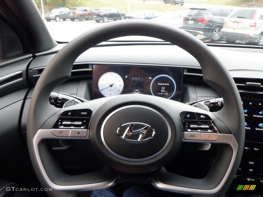 2024 Hyundai Santa Cruz Night Edition AWD Black Steering Wheel Photo #146690082