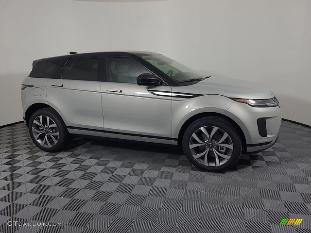 Seoul Pearl Silver 2023 Land Rover Range Rover Evoque SE Exterior Photo #146690273