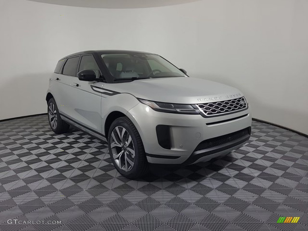 Seoul Pearl Silver 2023 Land Rover Range Rover Evoque SE Exterior Photo #146690280