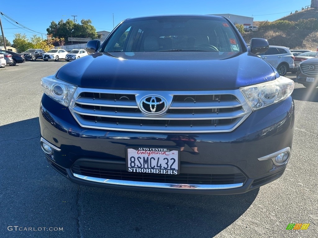 2013 Highlander Limited 4WD - Nautical Blue Metallic / Ash photo #2