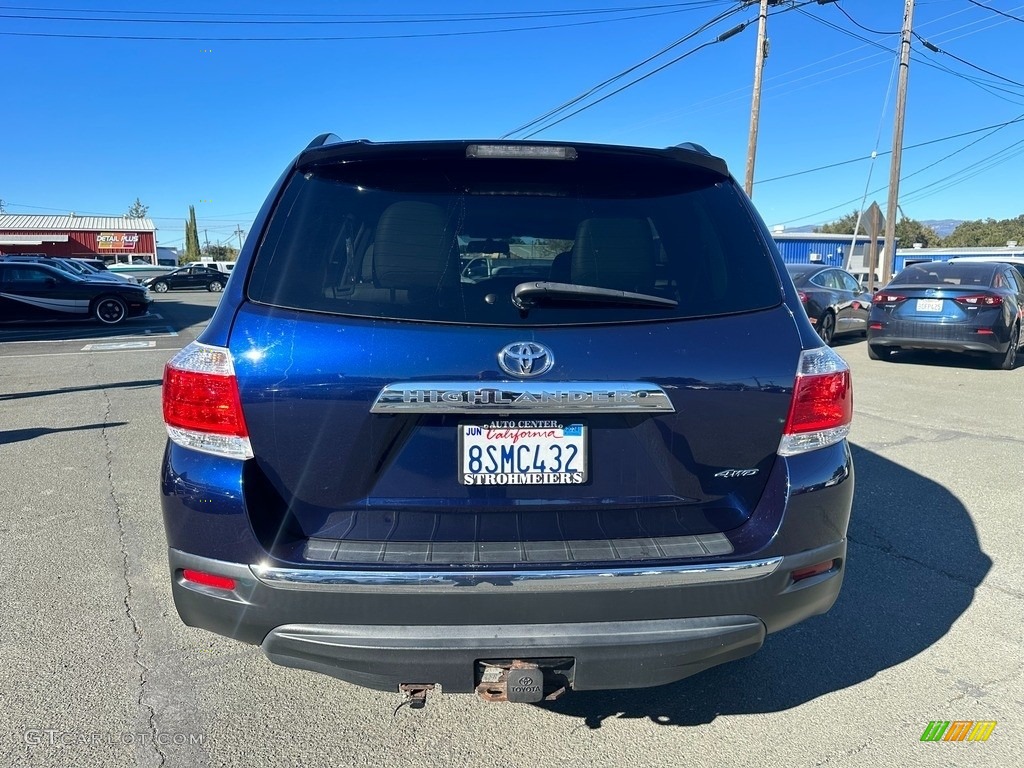 2013 Highlander Limited 4WD - Nautical Blue Metallic / Ash photo #5