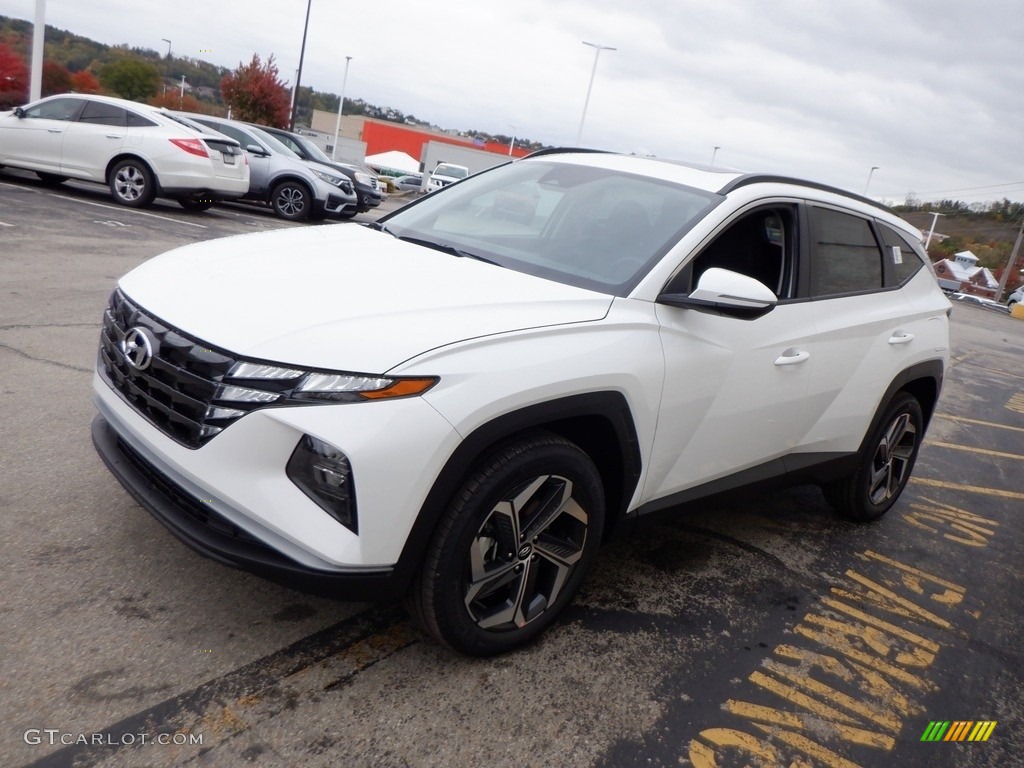 2024 Tucson SEL AWD - Serenity White Pearl / Black photo #4