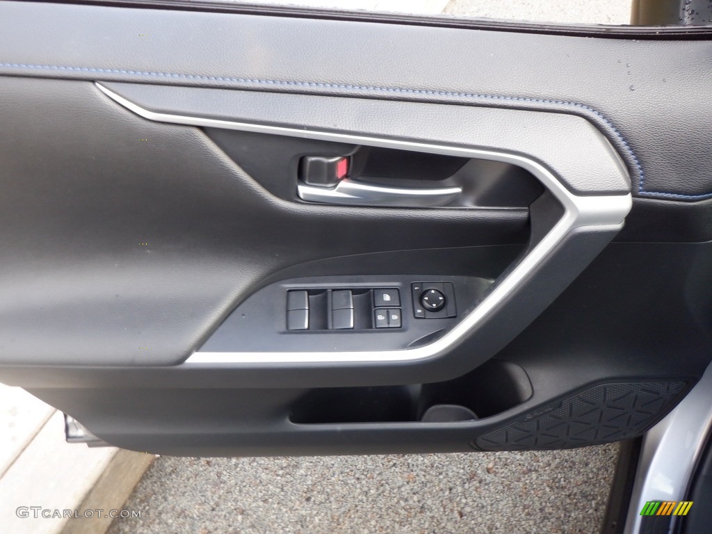 2020 Toyota RAV4 XSE AWD Hybrid Black Door Panel Photo #146691543
