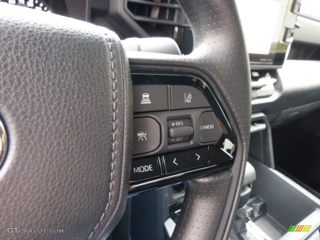 2024 Toyota Tundra SR5 CrewMax 4x4 Black Steering Wheel Photo #146692023