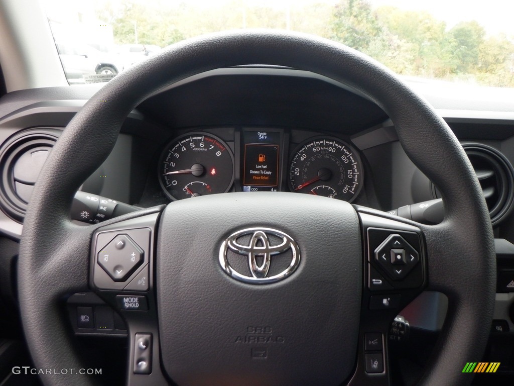 2023 Toyota Tacoma SR Double Cab 4x4 Cement Steering Wheel Photo #146692209