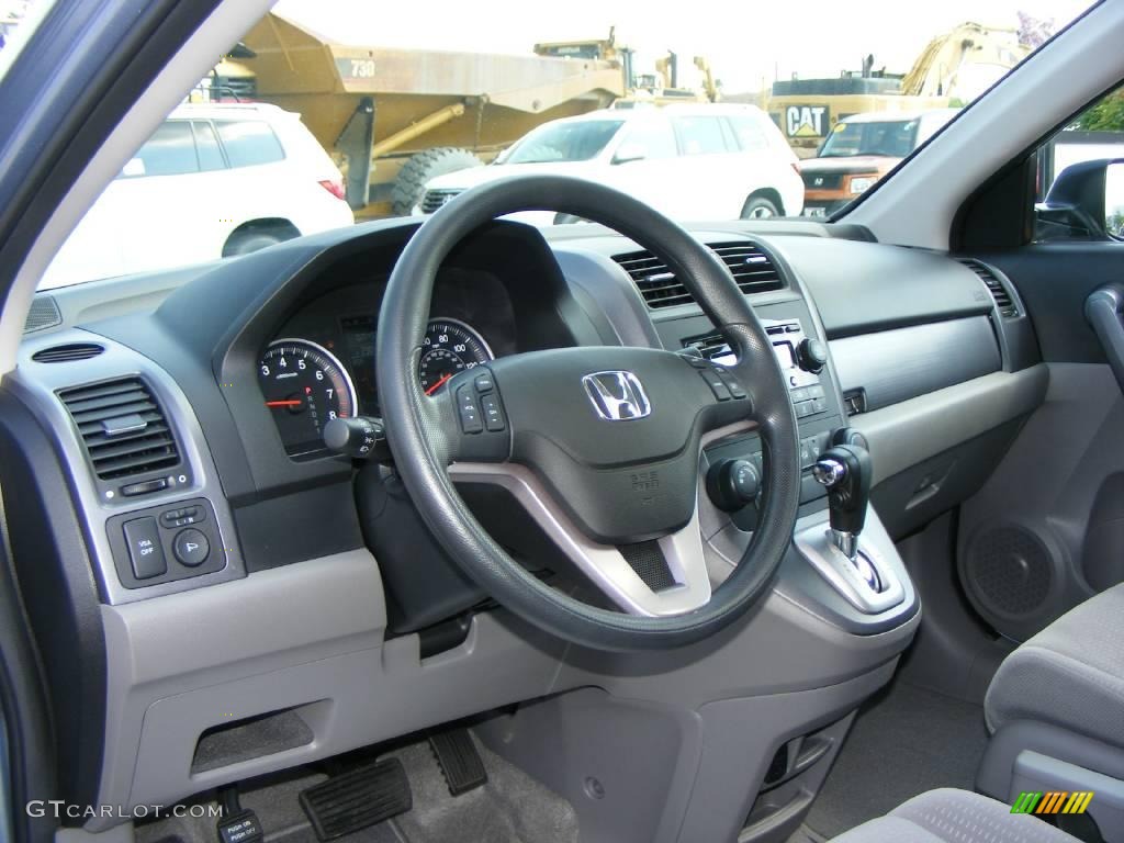 2008 CR-V EX - Glacier Blue Metallic / Gray photo #5