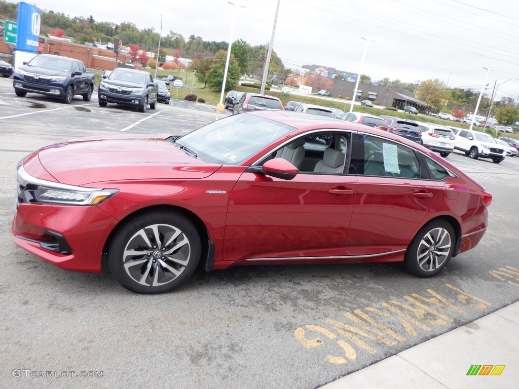 2022 Accord EX-L Hybrid - Radiant Red Metallic / Ivory photo #16
