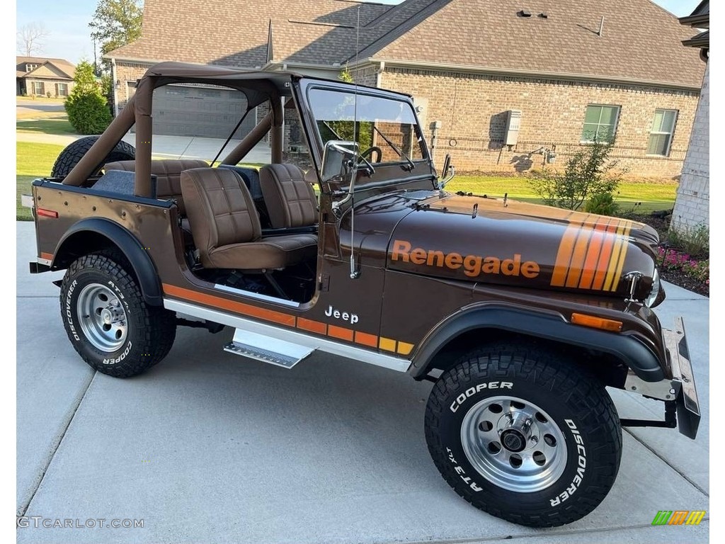 Sable Brown Metallic 1979 Jeep CJ7 Renegade 4x4 Exterior Photo #146692793