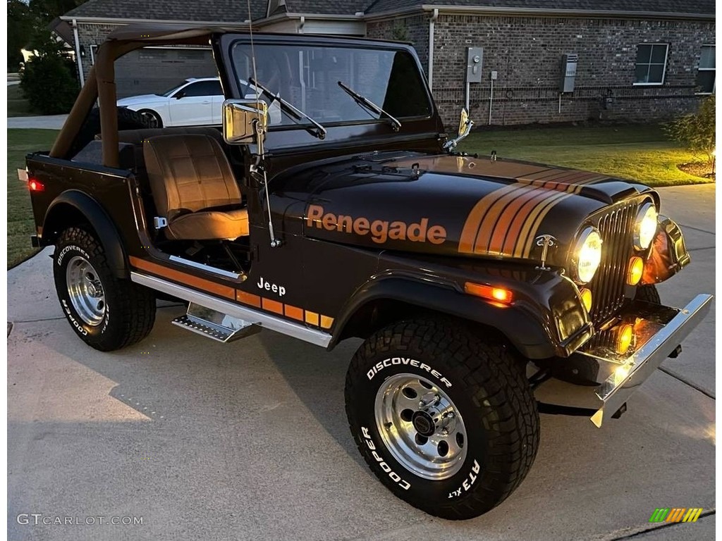 Sable Brown Metallic 1979 Jeep CJ7 Renegade 4x4 Exterior Photo #146692823