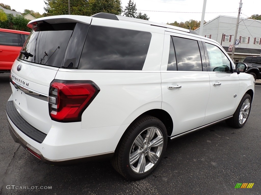Oxford White 2024 Ford Expedition King Ranch 4x4 Exterior Photo #146692853