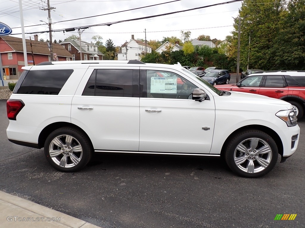 Oxford White 2024 Ford Expedition King Ranch 4x4 Exterior Photo #146692871