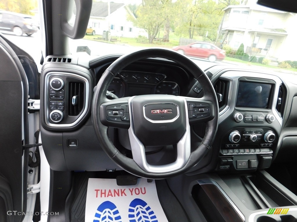 2019 Sierra 1500 SLT Crew Cab 4WD - Summit White / Jet Black photo #23