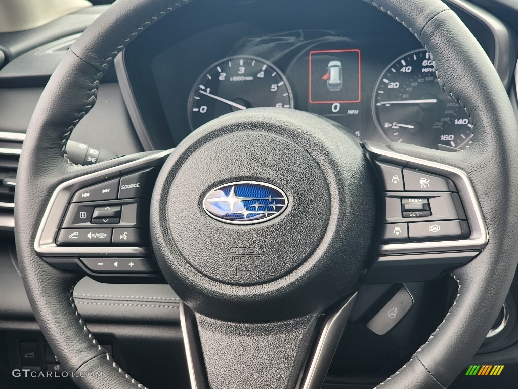 2024 Subaru Outback Limited XT Slate Black Steering Wheel Photo #146693303