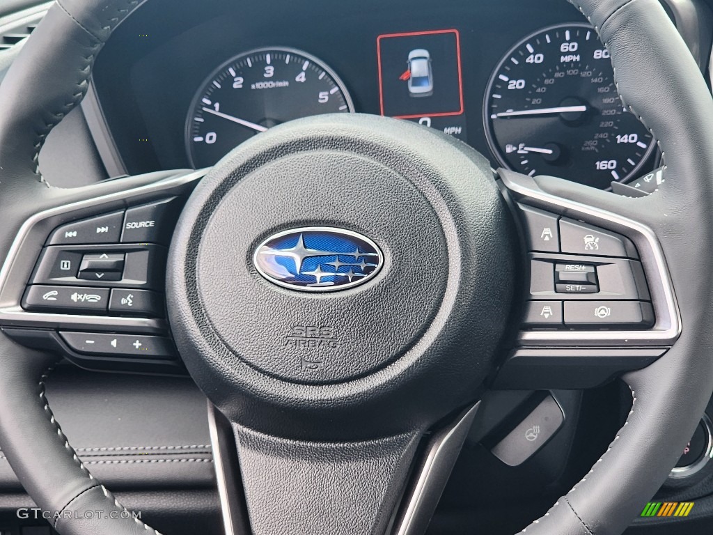 2024 Subaru Legacy Touring Slate Black Steering Wheel Photo #146693603