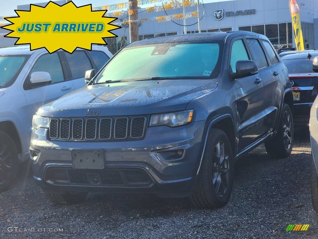 2021 Grand Cherokee Limited 4x4 - Slate Blue Pearl / Black photo #1