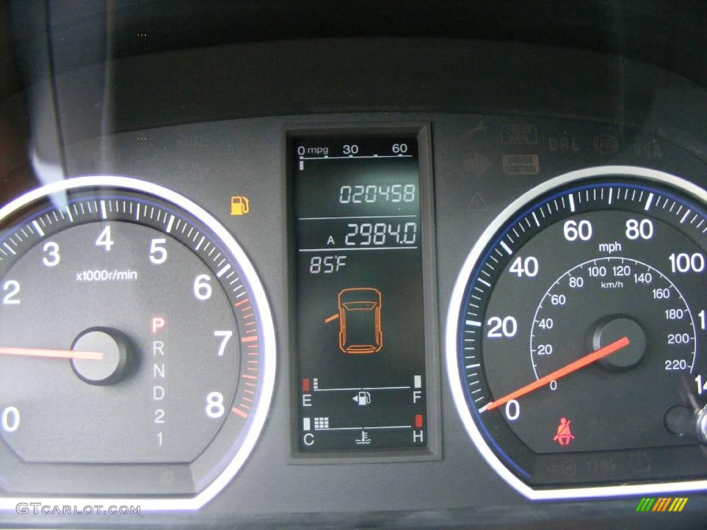 2008 CR-V EX - Glacier Blue Metallic / Gray photo #9