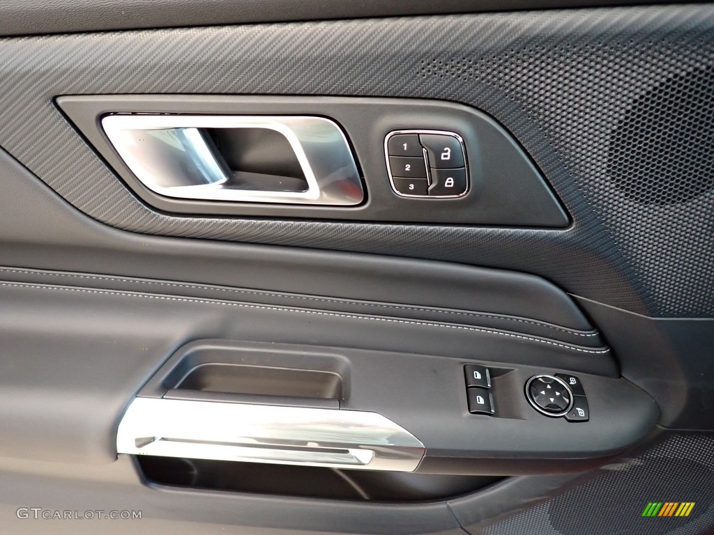 2024 Ford Mustang GT Premium Fastback Black Onyx Door Panel Photo #146693945