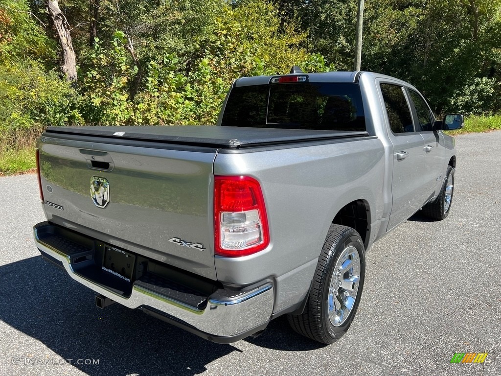 2021 1500 Big Horn Crew Cab 4x4 - Billet Silver Metallic / Black photo #6