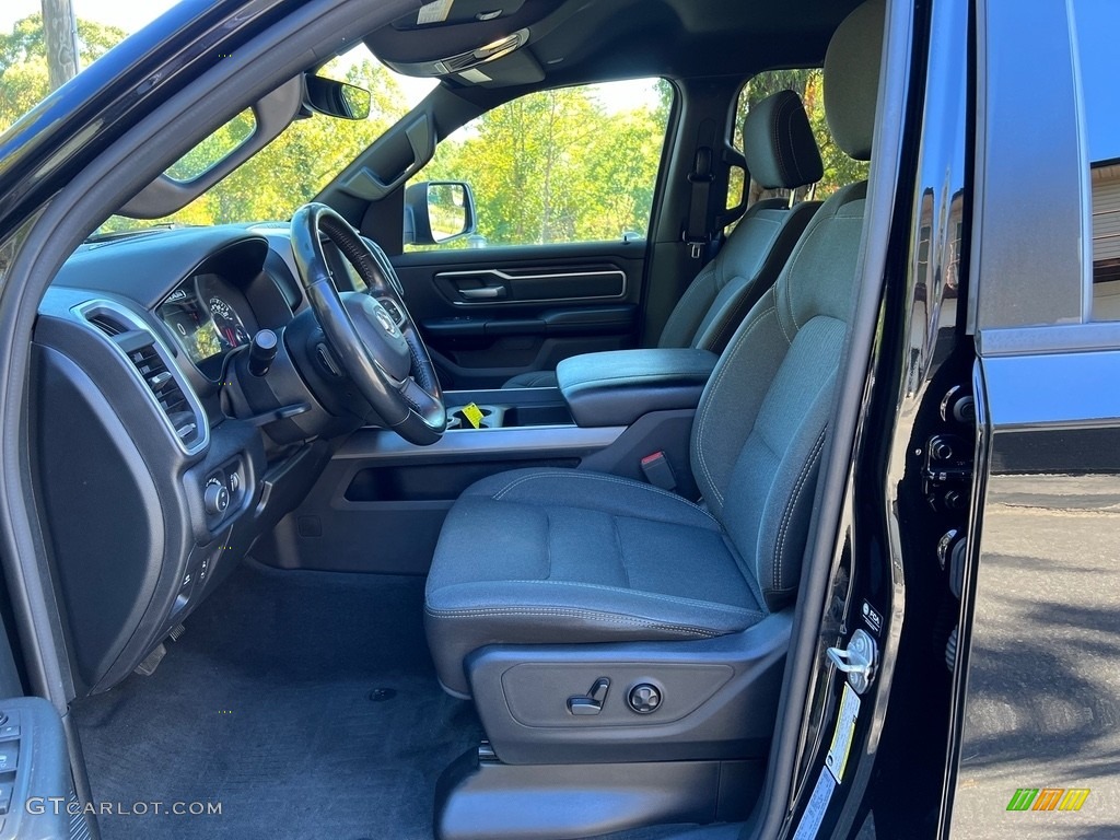 Black Interior 2021 Ram 1500 Big Horn Crew Cab 4x4 Photo #146695043