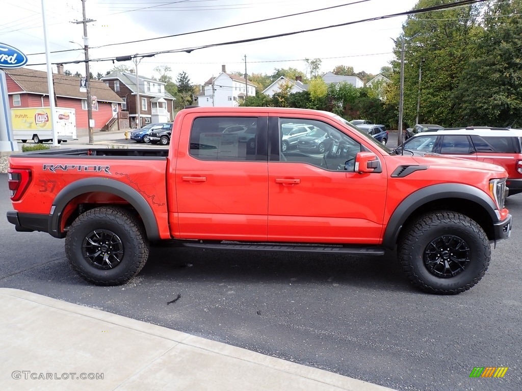 Code Orange 2023 Ford F150 SVT Raptor SuperCrew 4x4 Exterior Photo #146695265