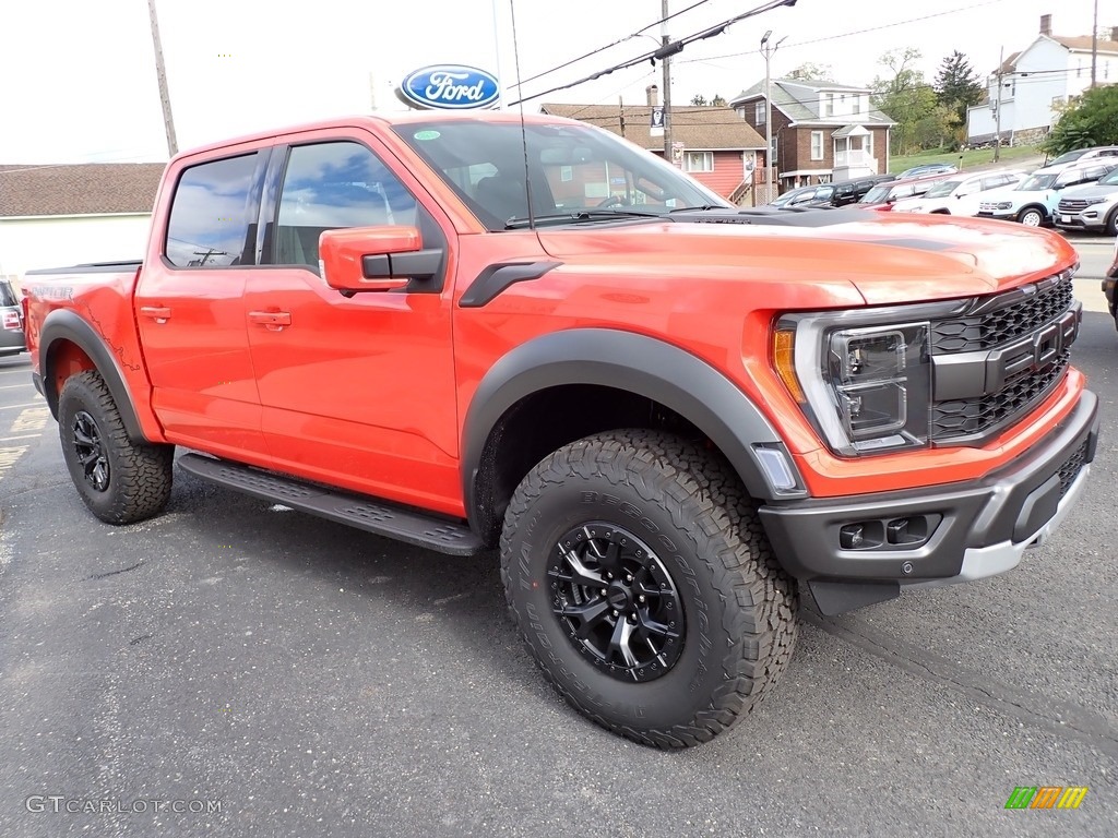 Code Orange 2023 Ford F150 SVT Raptor SuperCrew 4x4 Exterior Photo #146695283