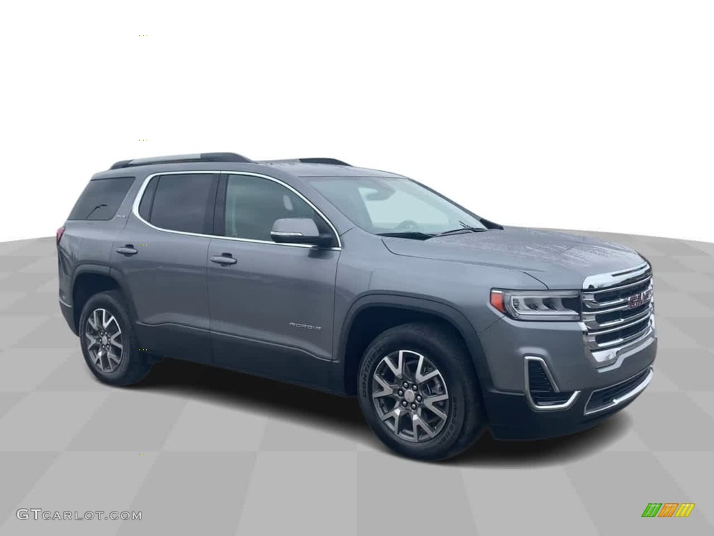 2021 Acadia SLE AWD - Satin Steel Metallic / Jet Black photo #2