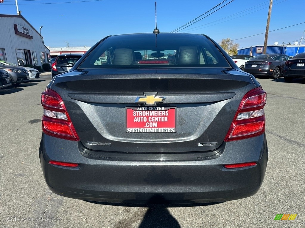 2019 Sonic Premier Sedan - Nightfall Gray Metallic / Jet Black photo #5