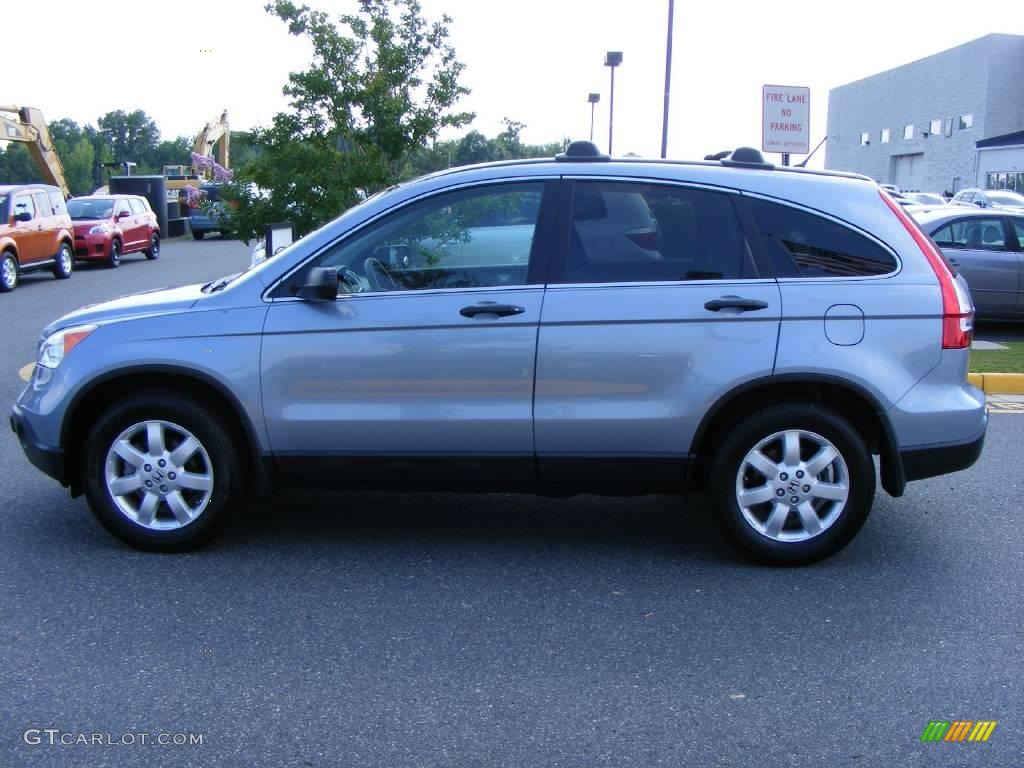 2008 CR-V EX - Glacier Blue Metallic / Gray photo #16